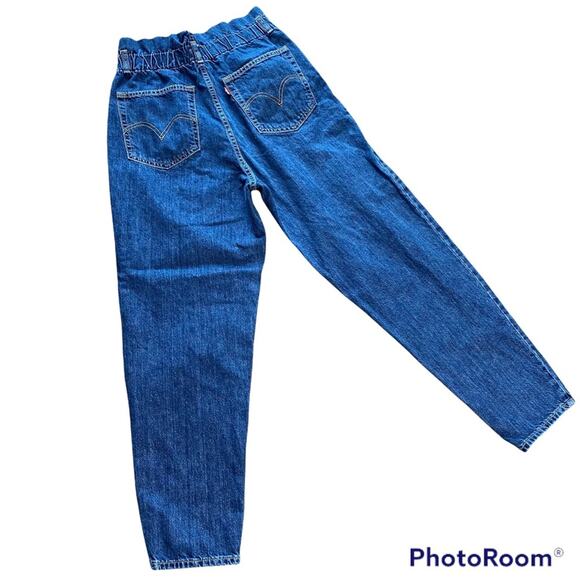 Levi's Super High Paper bag Waist Taper Jeans Sz 29 - Picture 1 of 4
